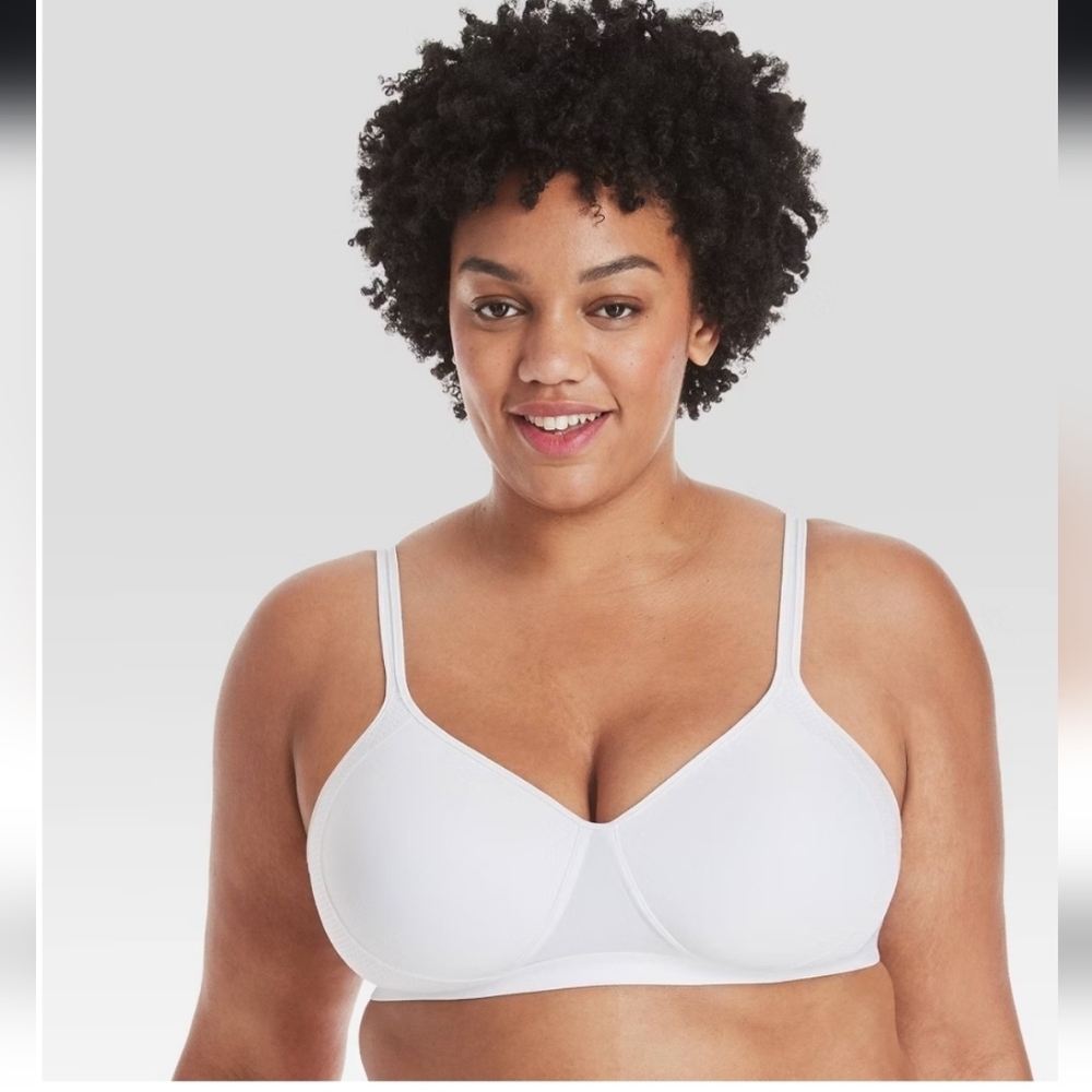 Hanes Women's Xtemp Foam Wirefree Bra G507 - White S